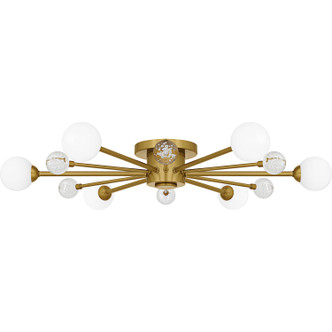 manufacturer_finish:Brushed Gold|manufacturer_glass:Shade 1: Opal Etched Glass - Shade 2: Crystal With Bubble|light_source:Xenon|light_output:Unspecified|color_temperature:Unspecified|cri:Unspecified