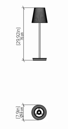 Living Hinges One Light Table Lamp (7092.06)