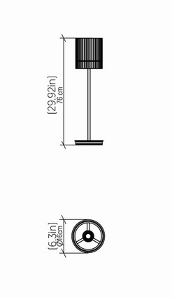 Living Hinges One Light Table Lamp (7093.06)