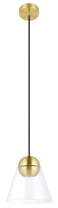Eglo USA - 99628A - LED Pendant - Cerasella - Brushed Brass