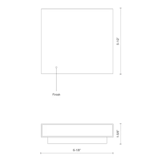 Mica LED Wall Sconce (AT67006-BG-UNV)