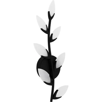 Flores LED Wall Sconce (PCFLR8708MBK)