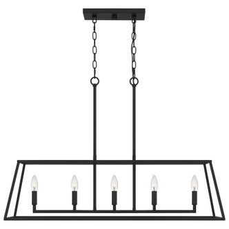 Prescott Five Light Island Chandelier (PRC536MBK)