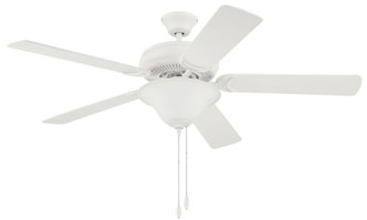 Decorator's Choice Bowl Light Kit 52" Ceiling Fan (DCF52W5C1W)