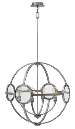 Hinkley - 3924PL - LED Chandelier - Fulham - Polished Antique Nickel
