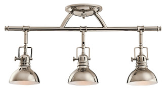 Kichler - 7050PN - Three Light Rail Light - Hatteras Bay - Polished Nickel