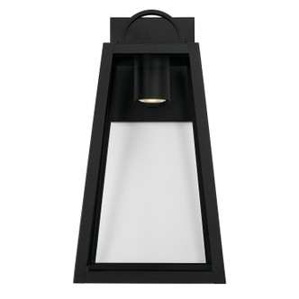 Leighton One Light Outdoor Wall Lantern (943712BK-GL)