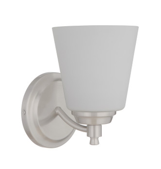 Craftmade - 50201-BNK-WG - One Light Wall Sconce - Tyler - Brushed Polished Nickel