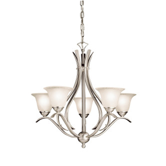 Kichler - 2020NI - Five Light Chandelier - Dover - Brushed Nickel