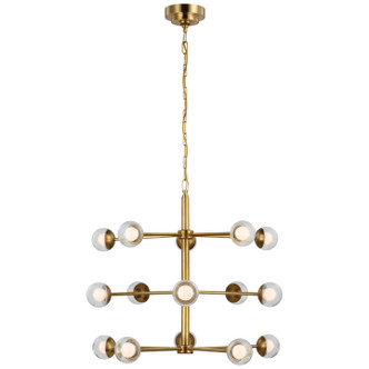 Visual Comfort Signature - KS 5230SB-CG - LED Chandelier - Alloway - Soft Brass
