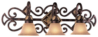 Metropolitan - N2233-355 - Three Light Bath - Zaragoza - Golden Bronze