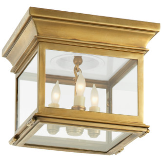 Club Square Three Light Flush Mount (CHO 4310AB-CG)