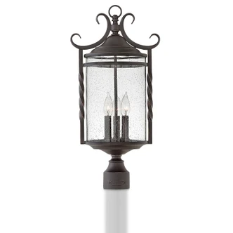 Casa LED Post Top or Pier Mount Lantern (1141OL-CL)