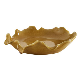 Uttermost - 18392 - Bowl - Golden Crest Ruffle - Organic Form And Glossy