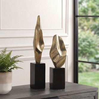 Fluid Geometry Sculptures, Set/2 (18393)