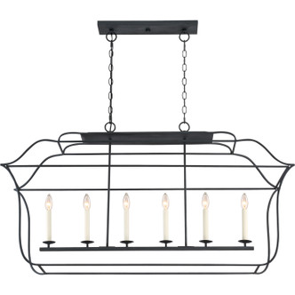 Gallery Six Light Island Chandelier (GLY648BA)