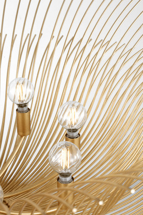Dorelle Eight Light Chandelier (LXC1218GD)