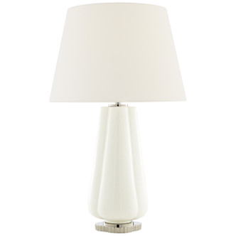 Visual Comfort Signature - AH 3137WHT-L-CL - LED Table Lamp - Penelope - White