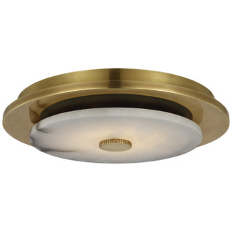 Visual Comfort Signature - AMB 4021AB-ALB - LED Flush Mount - Lunara - Antique-Burnished Brass