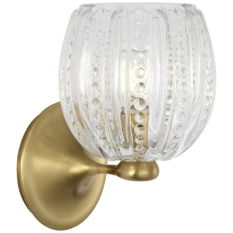 Visual Comfort Signature - ARN 2465HAB-CG - LED Bath Sconce - Lazari - Hand-Rubbed Antique Brass