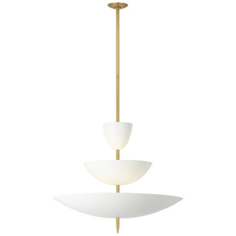 Visual Comfort Signature - ARN 5242HAB-PW - LED Chandelier - Orsini - Hand-Rubbed Antique Brass