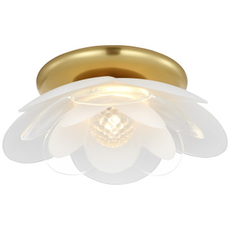 Visual Comfort Signature - BBL 4300SLB-ECG - LED Flush Mount - Petaluma - Soft Lacquered Brass