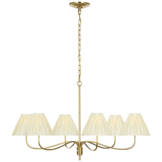 Visual Comfort Signature - CHC 5710AB-SP - LED Chandelier - Hollings - Antique-Burnished Brass