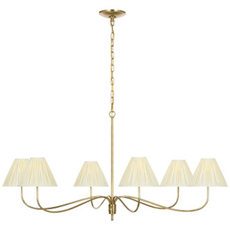 Visual Comfort Signature - CHC 5711AB-SP - LED Chandelier - Hollings - Antique-Burnished Brass