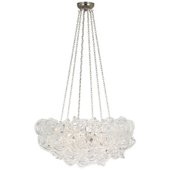 Visual Comfort Signature - MF 5080PWT/CA - LED Chandelier - Aurelie - Pewter and Clear Acrylic