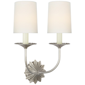 Visual Comfort Signature - SK 2206BSL-L - LED Wall Sconce - Leslie - Burnished Silver Leaf