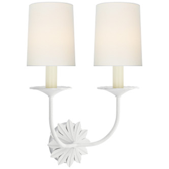 Visual Comfort Signature - SK 2206PW-L - LED Wall Sconce - Leslie - Plaster White