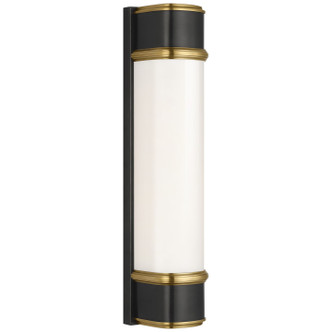 Visual Comfort Signature - TOB 2521BZ/HAB-WG - LED Bath Sconce - Rally - Bronze and Hand-Rubbed Antique Brass