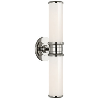Visual Comfort Signature - TOB 2531PN-WG - LED Bath Sconce - Rally - Polished Nickel