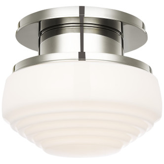 Visual Comfort Signature - TOB 4525PN-WG - LED Flush Mount - Rally - Polished Nickel