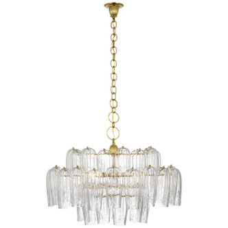 Visual Comfort Signature - TOB 5295HAB-SG - LED Chandelier - Charmain - Hand-Rubbed Antique Brass