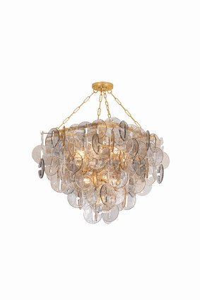 Corbett Lighting - 101-33-VGL - 13 Light Chandelier - Aran - Vintage Gold Leaf