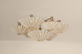Tremblant Seven Light Close-to-Ceiling (595-40-PGL)