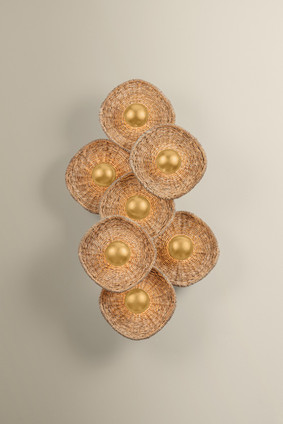 Colline Seven Light Wall Sconce (596-07-VGL)