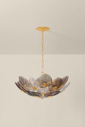 Rubellite Four Light Chandelier (597-24-VGL)