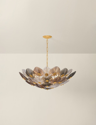 Rubellite 12 Light Chandelier (597-36-VGL)