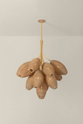 Karpathos 13 Light Chandelier (598-45-VGL)