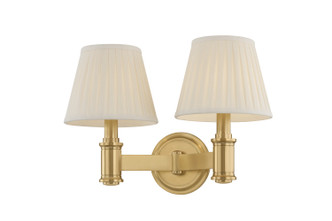 Hudson Valley - 3509-AGB - Two Light Wall Sconce - Woodland Park - Aged Brass