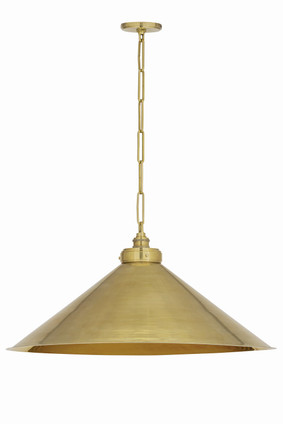 Hudson Valley - 3629-OWB - One Light Pendant - Euclid - Old World Brass