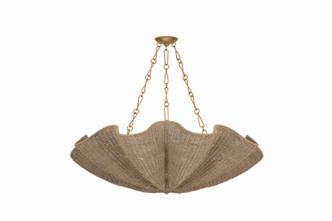 Hudson Valley - 5148-PGL - Eight Light Chandelier - Bardonia - Patina Gold Leaf