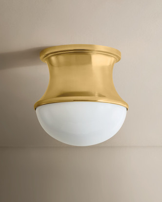 Aldrich One Light Flush Mount (7241-AGB)