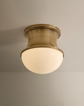 Aldrich One Light Flush Mount (7241-PBR)