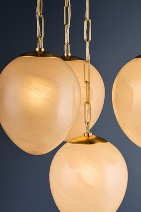 Cherrytown Four Light Chandelier (7404-AGB)