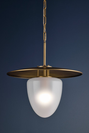 Maplecrest One Light Pendant (7521-PBR)