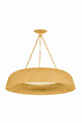 Hudson Valley - 9531-VGL - LED Chandelier - Highmount - Vintage Gold Leaf