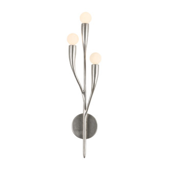 Hudson Valley - 9603-WSL - Three Light Wall Sconce - Labra - Warm Silver Leaf